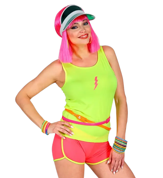 "FLUORESCERENDE ORANGE BÆLTE