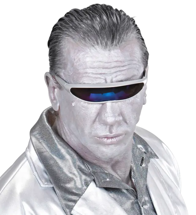 Sølv Robot Briller – Futuristisk Kostume Tilbehør