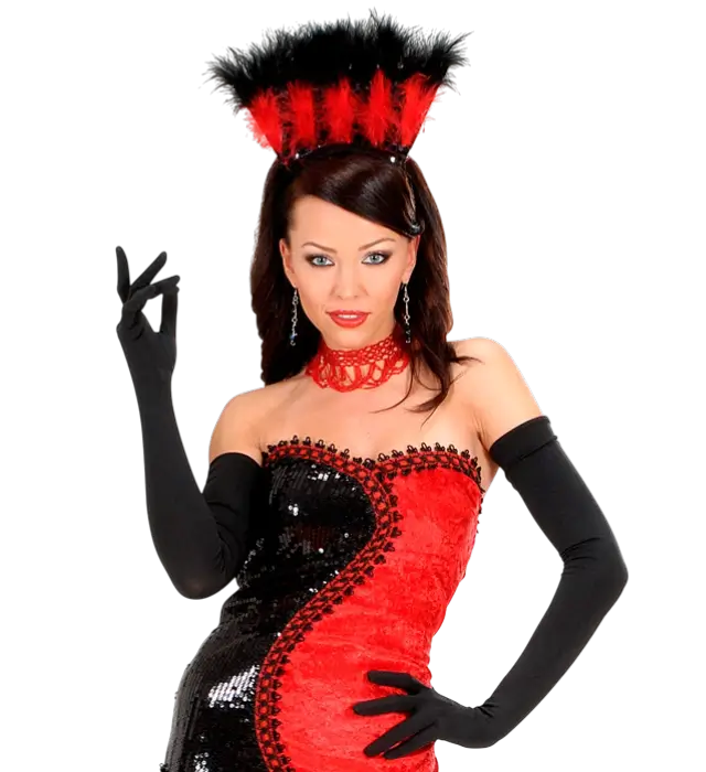 "SORTE LANGE ELASTANHANDSKER 60 cm - også velegnet til mænd