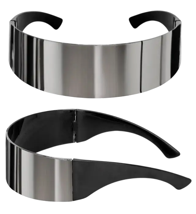 "Spejl Solbriller – Solbriller med Spejleffekt – Kostume Tilbehør