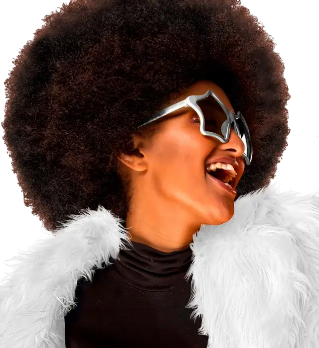 Sølv Stjerne Briller – Festival Kostume Tilbehør