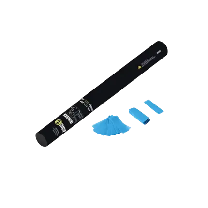 Manuel konfettikanon 40 cm - Blå