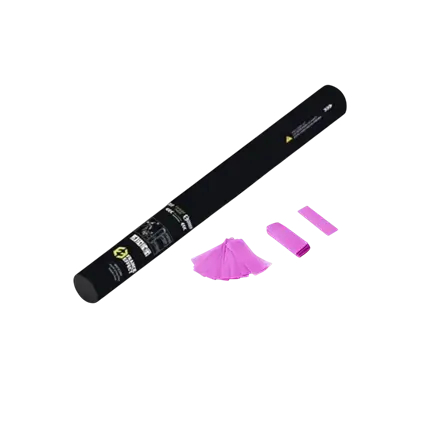 Manuel konfettikanon 40 cm - Pink