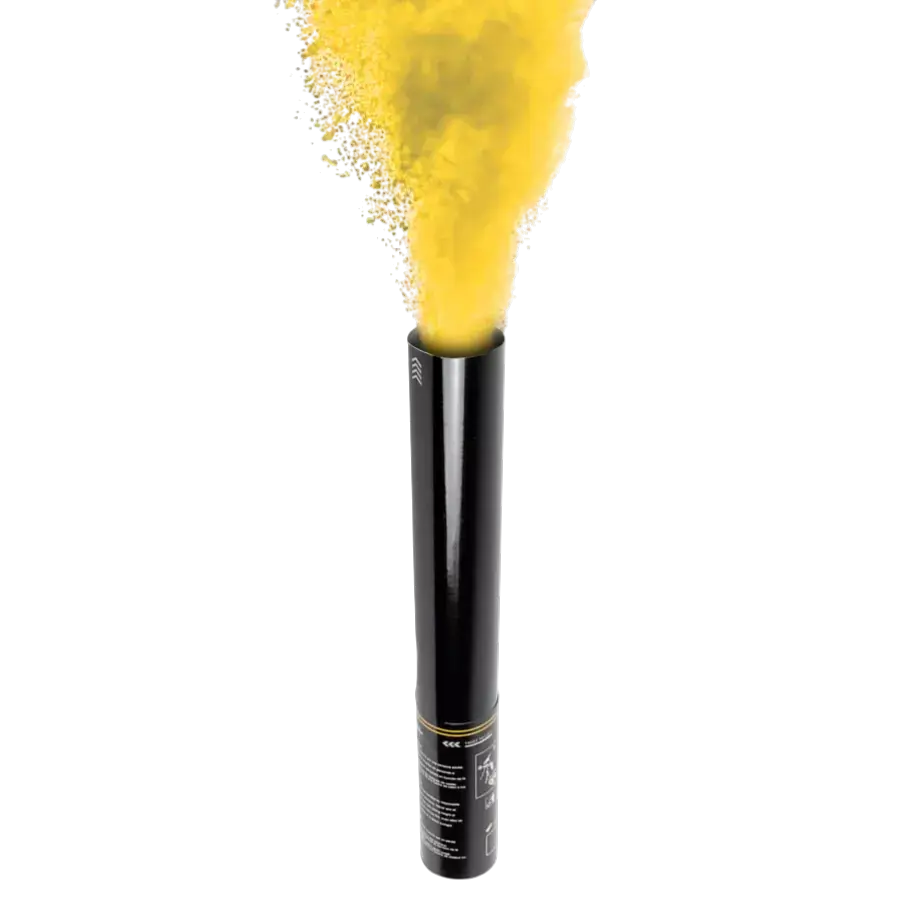 Holi manuel krudtkanon 40 cm - Gul