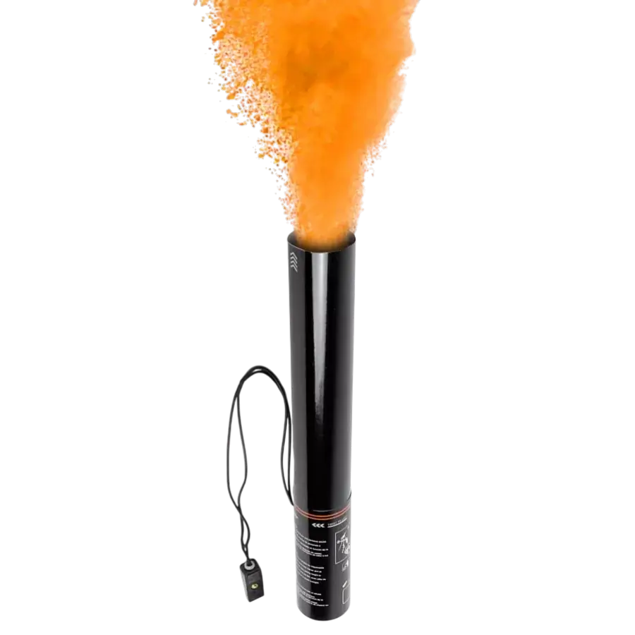 Elektrisk Holi-pulverpistol 40 cm - Orange
