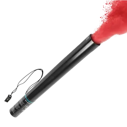 Elektrisk Holi-pulverpistol 80 cm - Rød