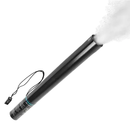 Elektrisk Holi-pulverpistol 80 cm - Hvid