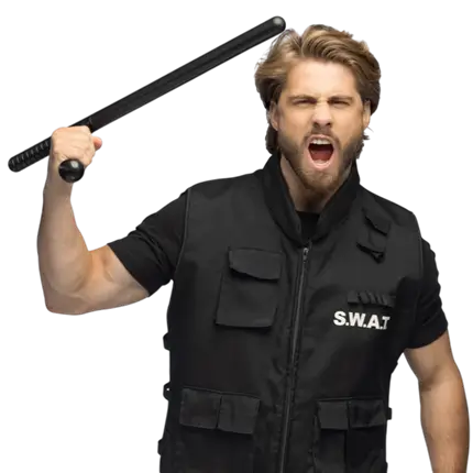 Politiets deluxe-stav (58 cm)