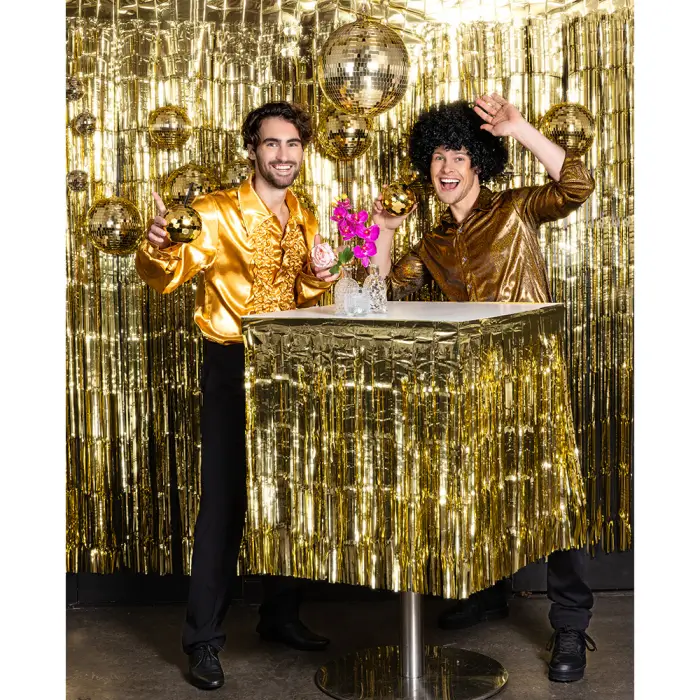 Diskokuglekop med guldstrå 600 ml