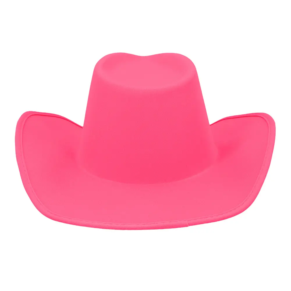 Cowboyhat med frynser til udklædning “Blaze” – Neonpink