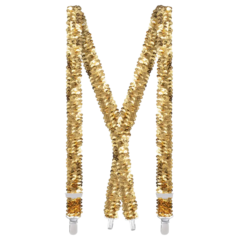 Sæt med guldglitter