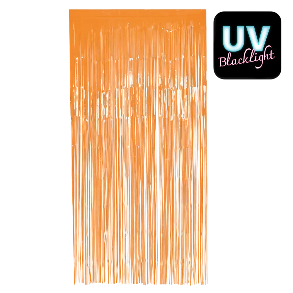 Fluororange aluminiumsgardin 200x100cm