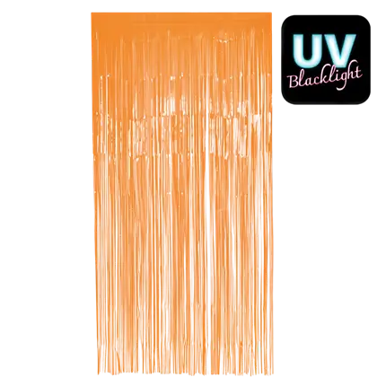 Fluororange aluminiumsgardin 200x100cm