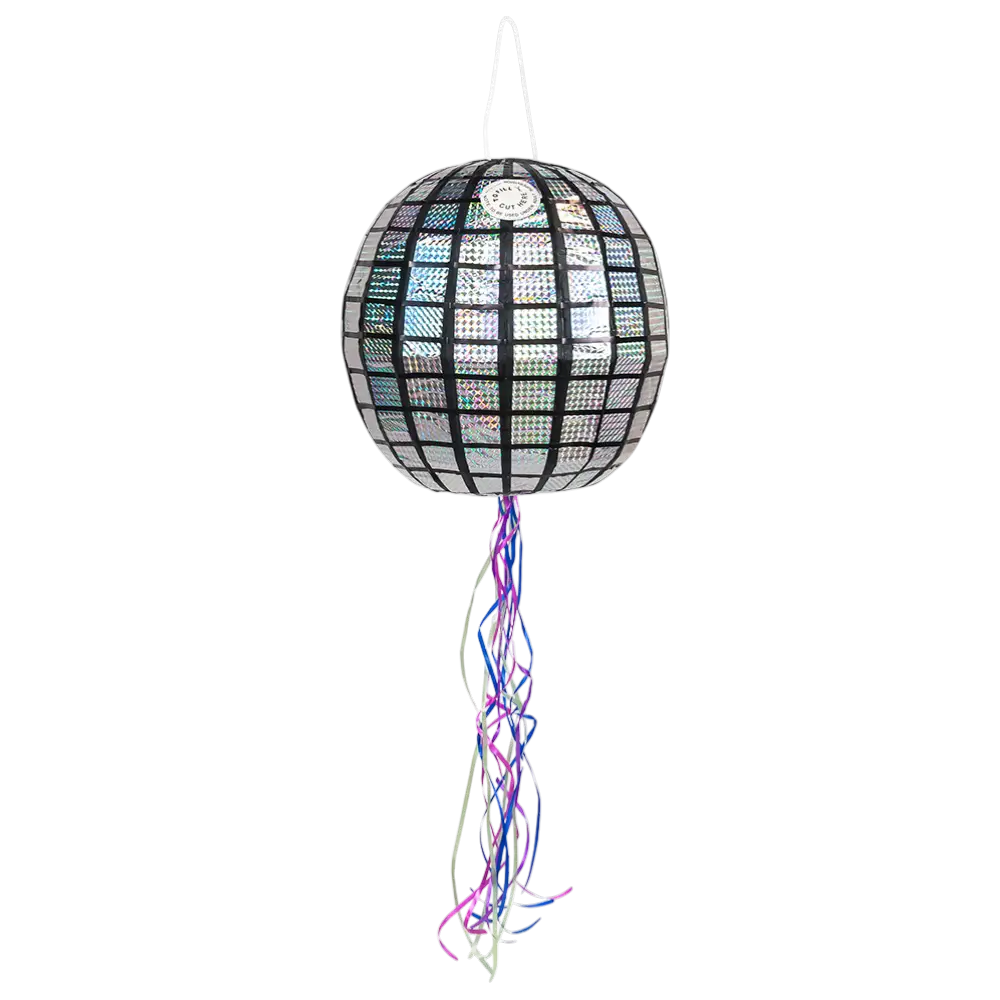 Piñata til at trække 30 cm diskokugle