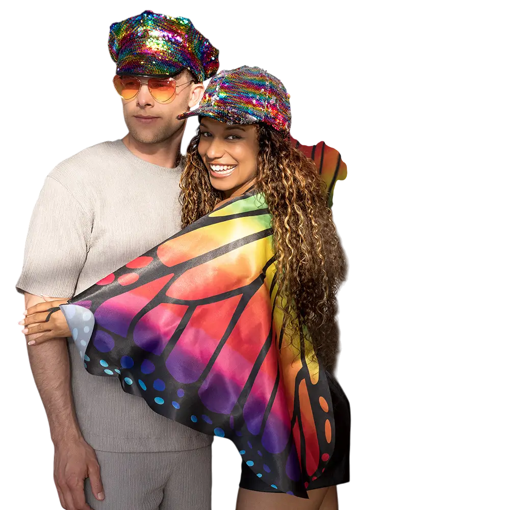 Kaptajnskasket med regnbueafbryder