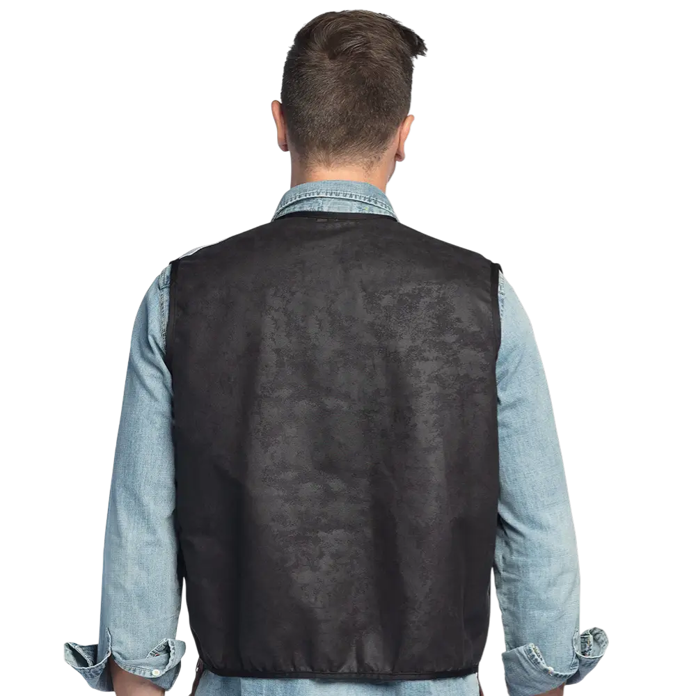 Sort western-vest (L/XL)