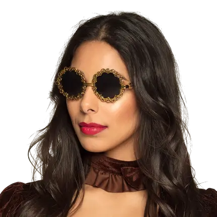 Klassiske steampunk-festbriller