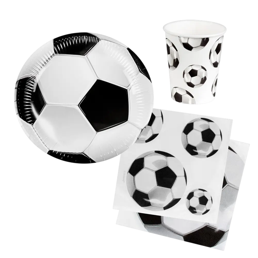 Fodbold dækkeserviet