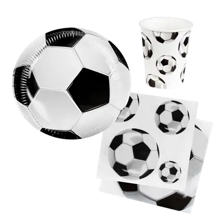Fodbold dækkeserviet
