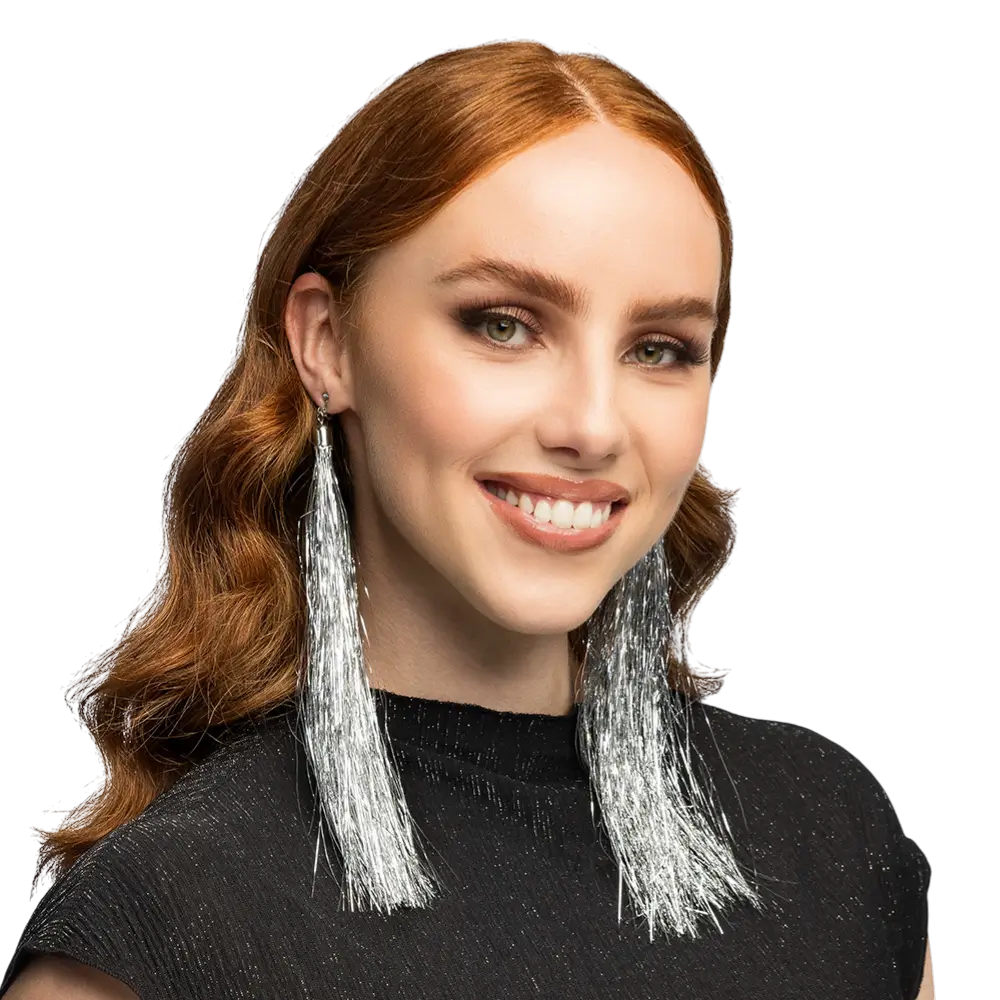 Et par sølvøreringe