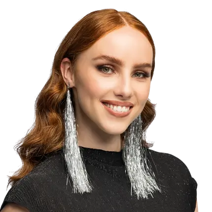 Et par sølvøreringe