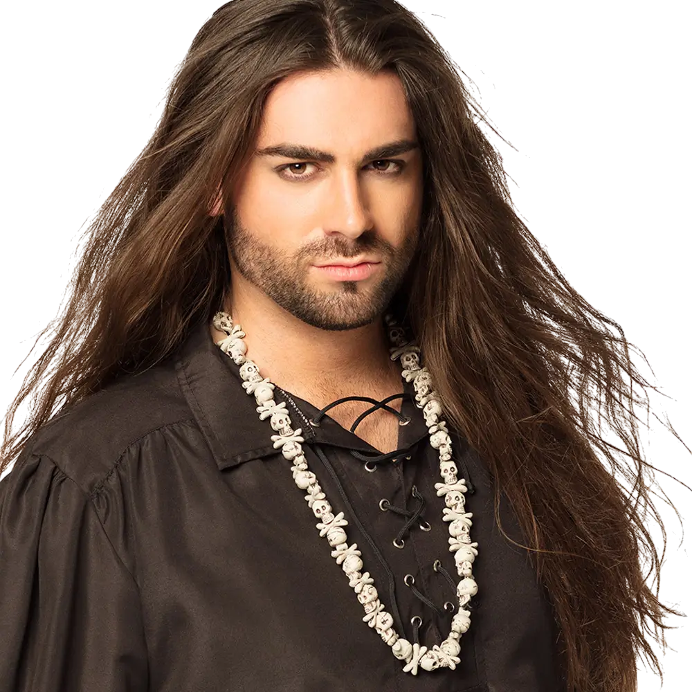 Halskæde med kranieknogler