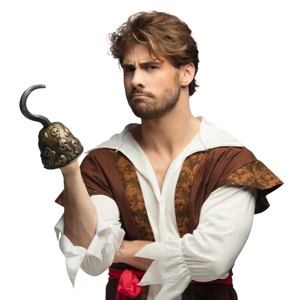 Hæklede pirat-kranier