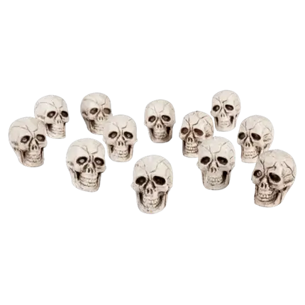 Sæt med 12 kranier