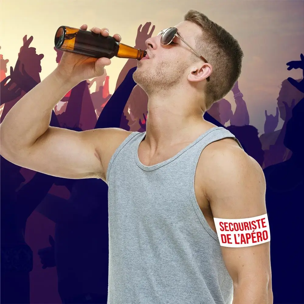 Secouriste de l'Apéro" Aperitif-armbånd - aften- og EVG-tilbehør