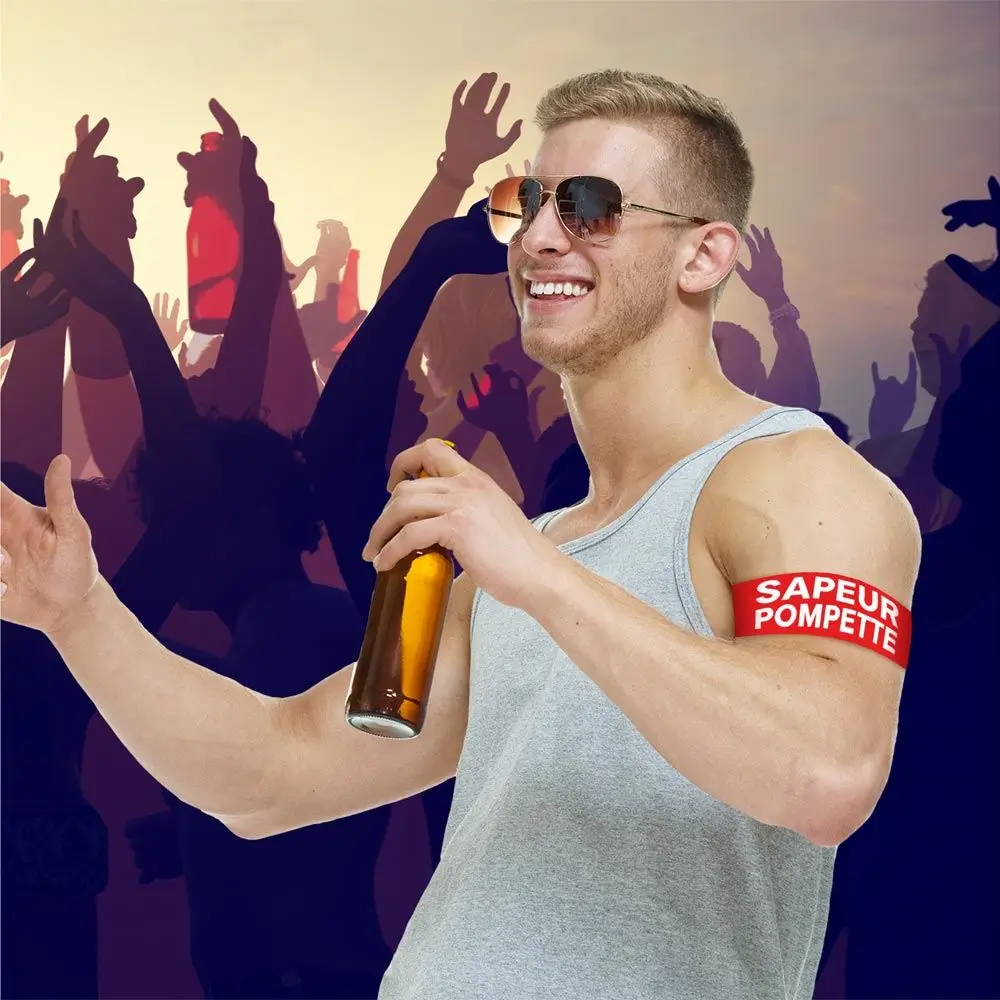 Sapeur Pompette" Aperitif-armbånd - Sjovt tilbehør til fødselsdag og fest