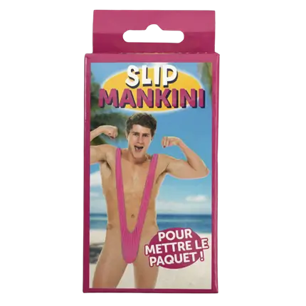 Pink Mankini Briefs Borat Style - EVG og Party Disguise