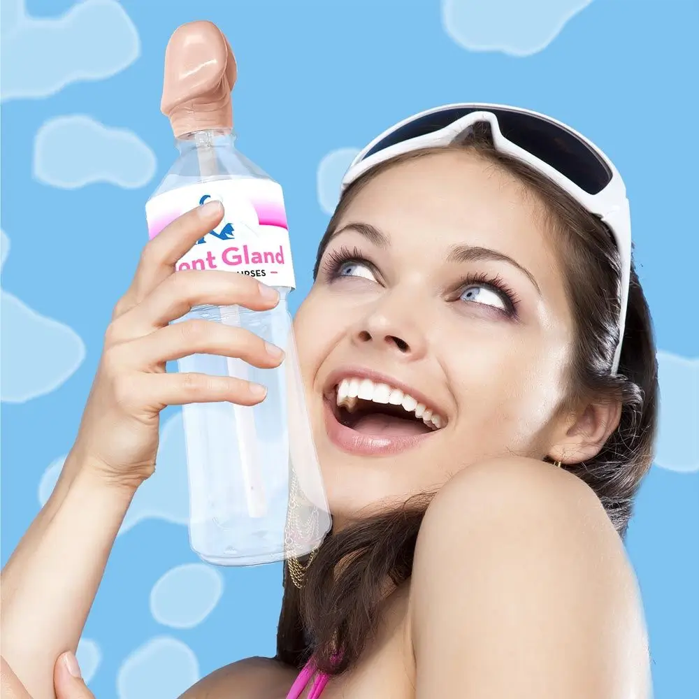 Vandflaske agernholder sjovt tilbehør humoristisk