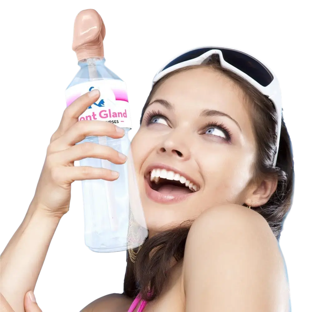 Vandflaske agernholder sjovt tilbehør humoristisk