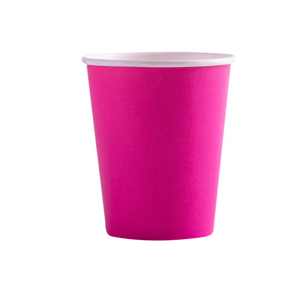 Papkrus 20 cl Fuchsia – Engangskrus til Fest