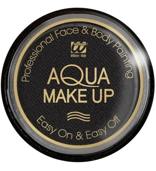 Black Water Makeup - Aqua Makeup 10 ml - Fødselsdag Karneval Halloween Supporter