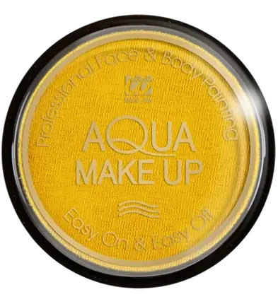 Ansigtsmakeup med gult vand - Aqua Makeup 10 ml - Fødselsdagskarneval Halloween Supporter
