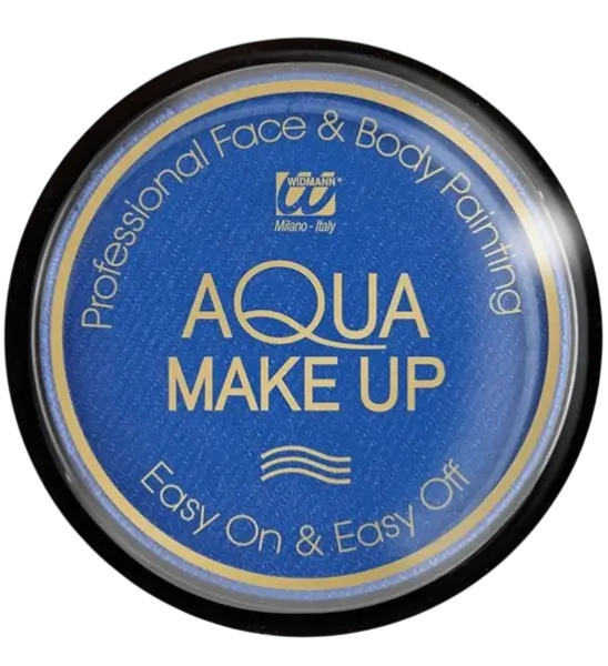 Mørkeblå Aqua Makeup 10 ml - Fødselsdag Karneval Halloween Supporter