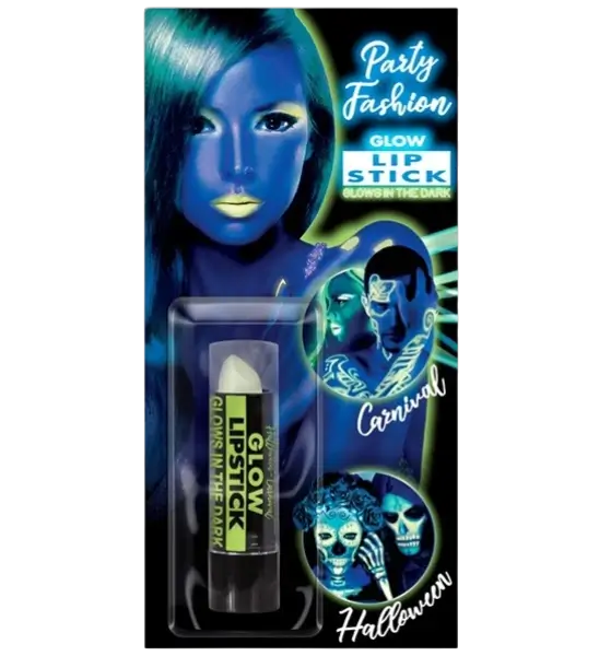 Fluorescerende UV-læbestift - Halloween-karnevals-ansigtsmakeup - 6 ml