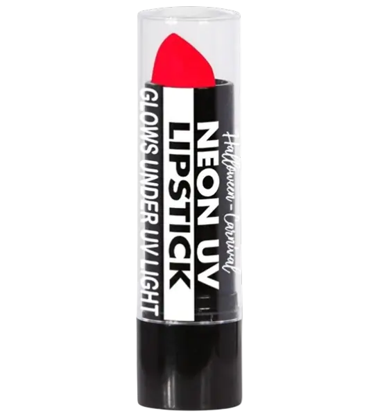 Læbestift Fluorescerende Pink UV - Halloween Carnival Face Makeup - 6 ml