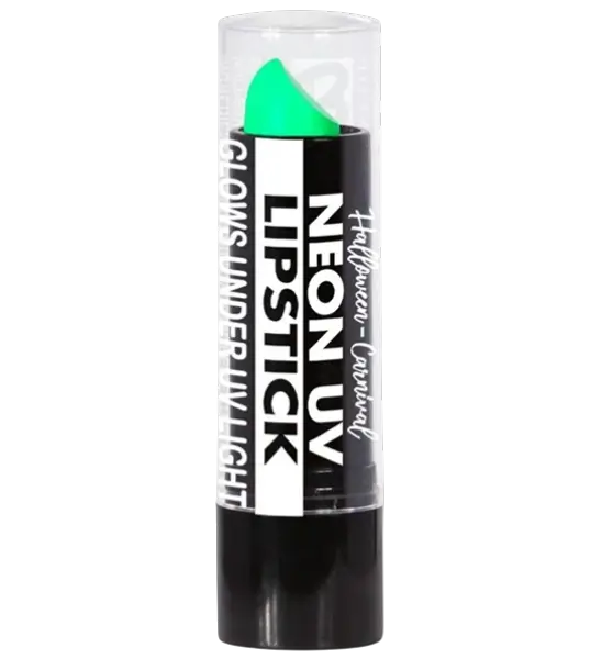 UV-fluorescerende grøn læbestift - Halloween-karnevals-ansigtsmakeup - 6 ml