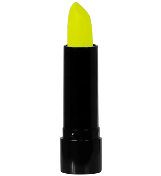 Læbestift Fluorescerende gul UV - Halloween karneval ansigtsmakeup - 6 ml
