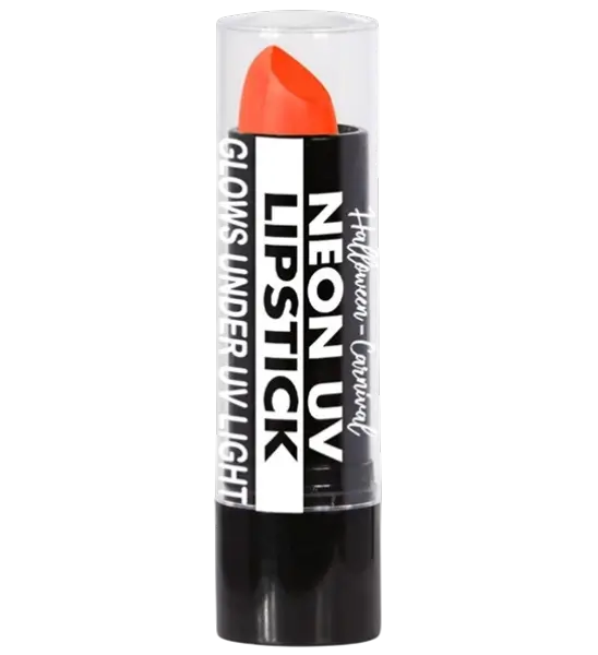 Orange fluorescerende UV-læbestift - Halloween-karnevals-ansigtsmakeup - 6 ml