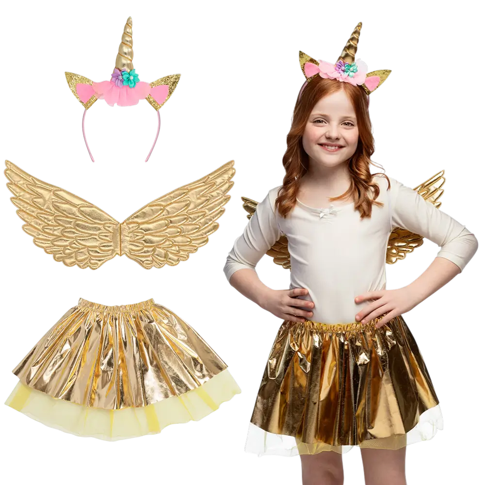 Unicorn Angel Kit til børn - tilbehør til udklædning