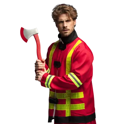 Dummy brandøkse - tilbehør til brandmandsforklædning