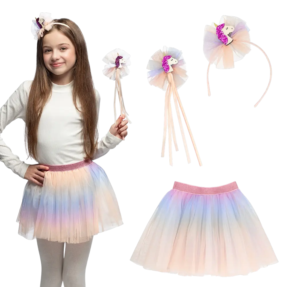 Unicorn Pastel Kit - Tilbehør til udklædning af enhjørninger