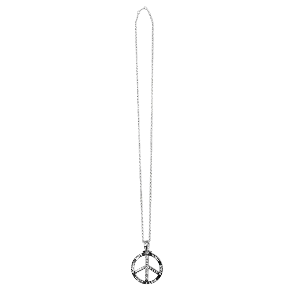 Peace Hippie halskæde - Collier Symbole Paix Années 60
