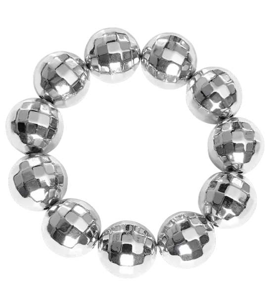 Disco Ball-armbånd - Disco-tilbehør