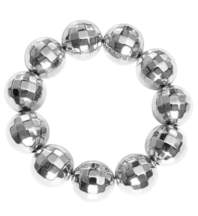 Disco Ball-armbånd - Disco-tilbehør