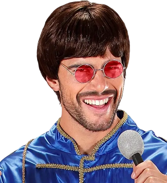 Karakterbriller med røde glas - forklædningsbriller