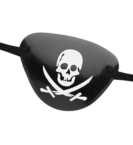 Pirat øjenklap - Accessoire Déguisement Pirate
